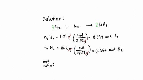 121-g-h2-is-allowed-to-react-with-102-g-n2-producing-180-g-nh3-part-a-what-is-the-theoretical-yield-in-grams-for-this-reaction-under-the-given-conditions-express-your-answer-to-three-signifi-55526