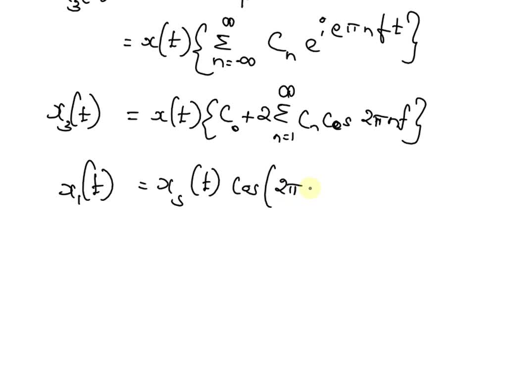 SOLVED: 2.4. Given an analog waveform that has been sampled at its ...