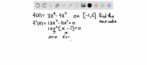 question-4-125-points-find-the-absolute-maximum-value-of-the-given-function-on-the-specified-interval-fx-3x4-4x3-12-ay-48-b-y-7-cy-1-dy-16-ey-24-54473