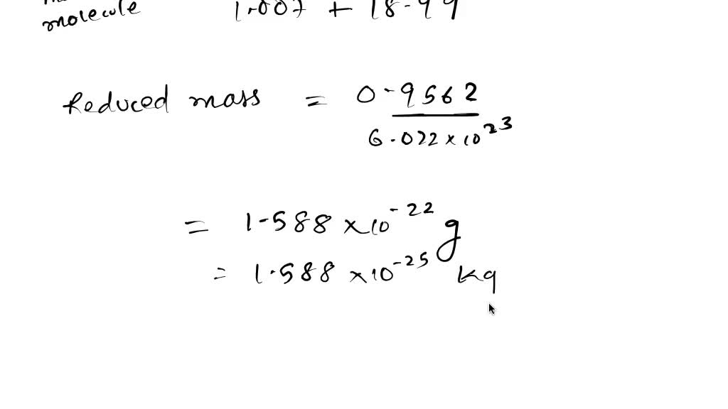 SOLVED: Determine The Bond Length Of An HI9F Molecule If The Spacing ...