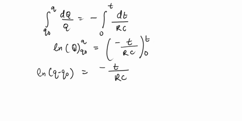 1-please-derive-the-charge-on-a-capacitor-as-function-of-time-qt-q0e-trc-and-the-current-in-the-circuit-as-function-of-time-itv0re-trc-by-solving-the-differential-equation-constructed-with-k-22003