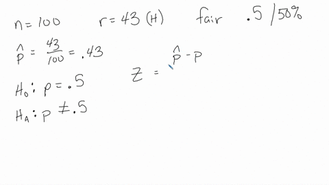 an-experimenter-flips-coin-100-times-and-gets-43-heads-test-the-claim-that-the-coin-is-fair-against-the-two-sided-claim-that-it-is-not-fair-at-the-level-0-01-ho-p-5ha-p-52-14l-fail-to-reject-84383