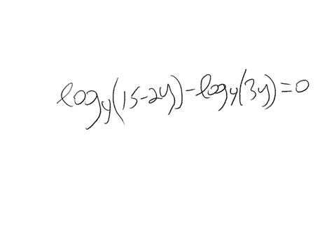 use-the-one-to-one-property-of-logs-to-solve-the-equation-log415-2ylog43y-for-y