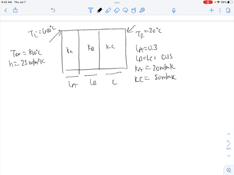 i-the-composite-wall-of-an-oven-consists-of-three-materials-two-of-which-are-of-known-thermal-conductivity-ka-20-wm-k-and-kc50-wm-k-and-known-thickness-la-030-m-and-lc-015-m-the-third-materi-73685