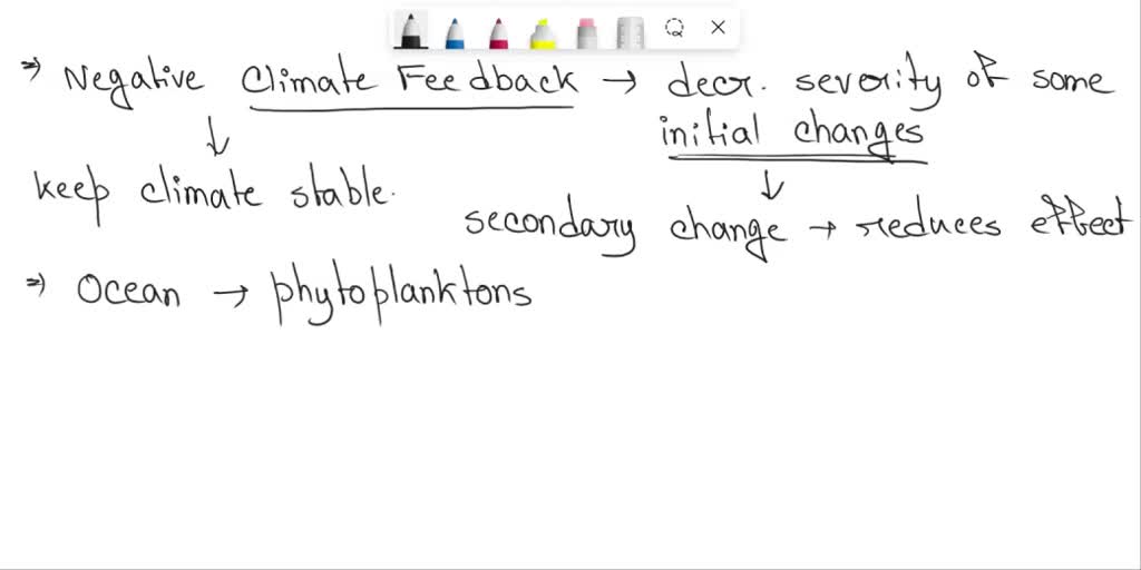 SOLVED Which of these is part of a feedback loop that results in a