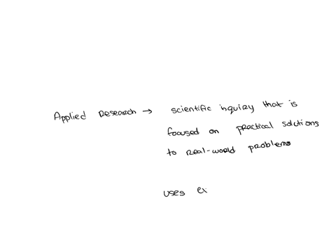 what-is-applied-research