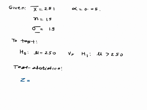 a-sample-mean-sample-size-and-population-standard-deviation-are-given-use-the-one-mean-z-test-to-perform-the-required-hypothesis-test-at-the-given-significance-level-use-the-p-value-approach-72197