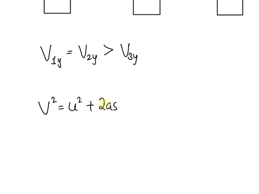 Rock 1 Rock 2 Rock 3 Three identical rocks are launched with identical