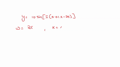 the-equation-of-a-transverse-wave-that-travels-along-a-string-is-given-by-the-equation-y-10-sin-001x-2t-with-x-and-y-in-meters-and-t-in-seconds-find-the-amplitude-frequency-speed-of-the-wave-17124