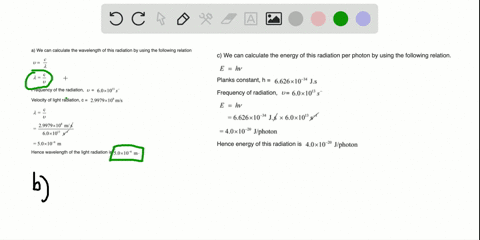 a-carbon-oxygen-double-bond-in-a-certain-organic-molecule-absorbs-radiation-that-has-a-frequency-of-60-times-1013-mathrms-1-a-what-is-the-wavelength-of-this-radiation-b-to-what-region-of-the-spectru-2