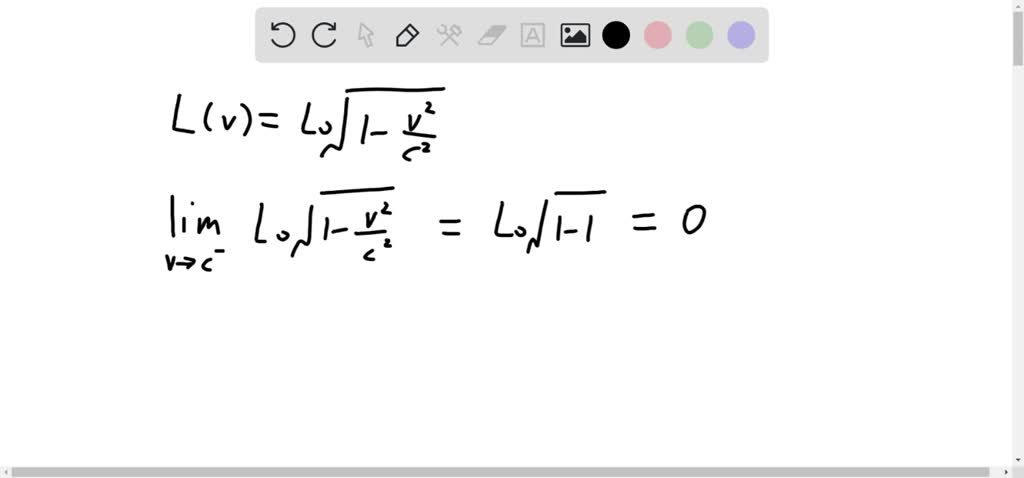 SOLVED: Limits Of Lorentz Contraction Formula In The Theory Of ...