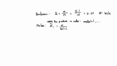 1-imagine-you-have-tested-the-level-of-gene-dysregulation-between-two-groups-eg-cases-and-controls-for-ten-genes-at-the-transcript-level-and-below-is-the-vector-of-raw-p-values-obtained-by-implementin