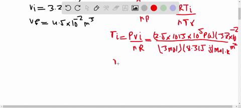 one-mole-of-a-monatomic-perfect-gas-initially-at-temperature-t0-expands-from-volume-v0-to-2v0-given-that-cv-3r2-calculate-the-work-of-expansion-and-the-heat-absorbed-by-the-ideal-gas-at-a-co-07146