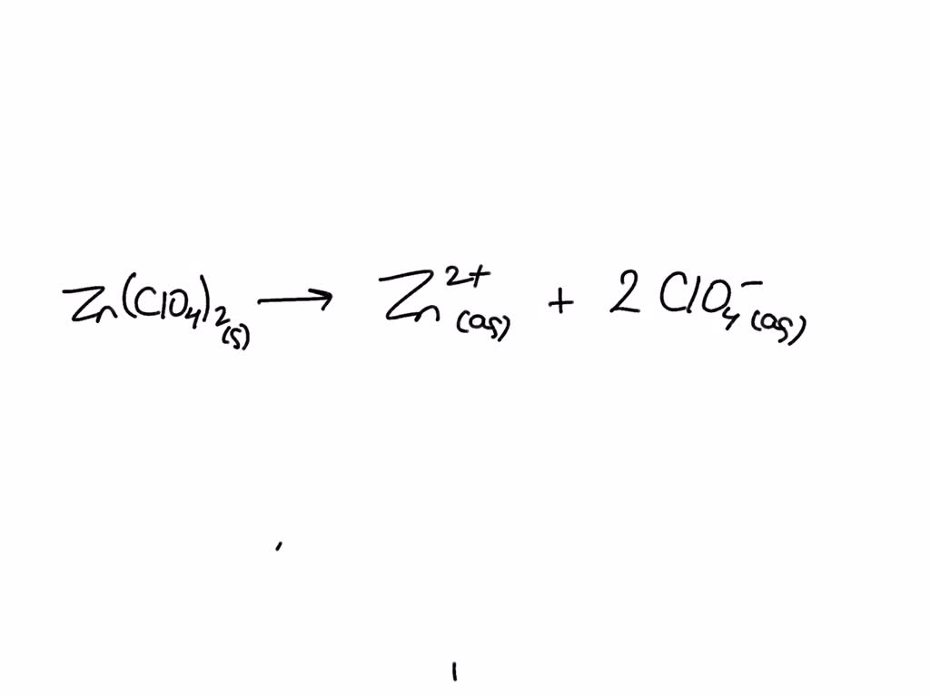 SOLVED: What dissolved species are present in a solution of zncl2?
