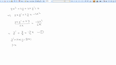 find-the-general-solution-of-each-differential-equation-try-some-by-calculator-3-x22-y2-x-yprime0-54247