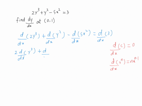 point-for-the-equation-given-below-evaluate-dy-at-the-point-0-1-dx-2y-y-_sx2-3-dy-at-01-dx-51998