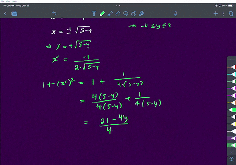 the-given-curve-is-rotated-about-the-y-axis-find-the-area-of-the-resulting-surface-y-5-x-0-x-3-06745