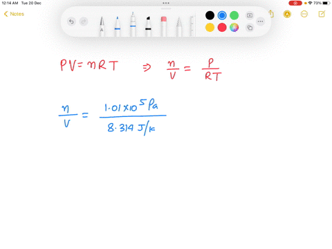 a-what-is-the-volume-occupied-by-100-mol-of-an-ideal-gas-at-standard-conditionsthat-is-100-atm-101-105-pa-and-273-k-b-show-that-the-number-of-molecules-per-cubic-centimeter-the-loschmidt-num-40688
