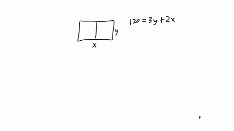 a-farmer-wants-to-enclose-a-field-by-a-rectangular-fence-then-divide-the-field-in-half-by-a-fence-parallel-to-a-side-of-the-rectangle-the-farmer-has-a-total-of-120-feet-of-fence-and-wants-th-95179