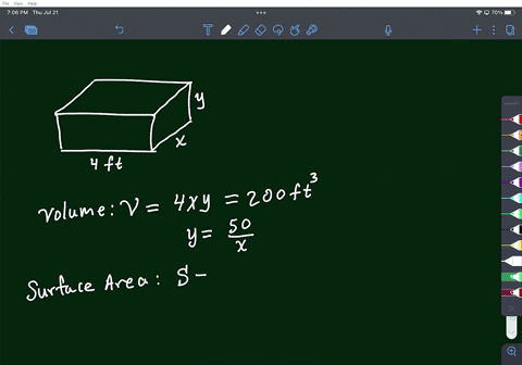 ur-an-open-rectangular-box-is-to-be-4-feet-long-and-have-volume-of-200-cubic-feet-find-the-dimensions-for-which-the-amount-of-material-needed-to-construct-possible-the-box-is-as-small-as-44484