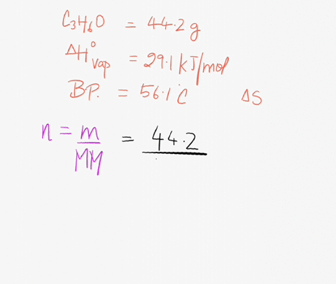 calculate-the-change-in-entropy-that-occurs-in-the-system-when-442-g-of-acetone-c3h6o-vaporizes-from-a-liquid-to-a-gas-at-its-boiling-point-561-c-the-heat-of-vaporization-is-291-kjmol-expres-44538
