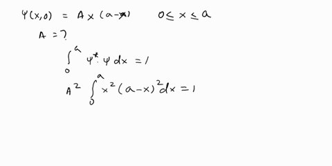 problem-1-a-particle-is-represented-at-time-t0-by-the-wave-function-aa-x-axa-xt-otherwise-1-a-determine-the-normalization-constant-a-b-what-is-the-expectation-value-of-x-c-what-is-the-expect-64971