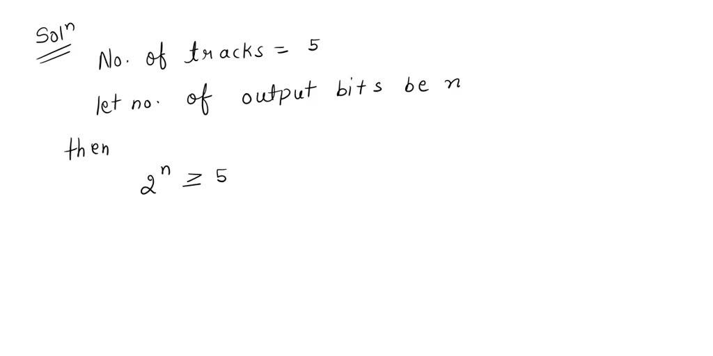 SOLVED: Question 7 (1 point) An absolute optical encoder has 4 rings on ...