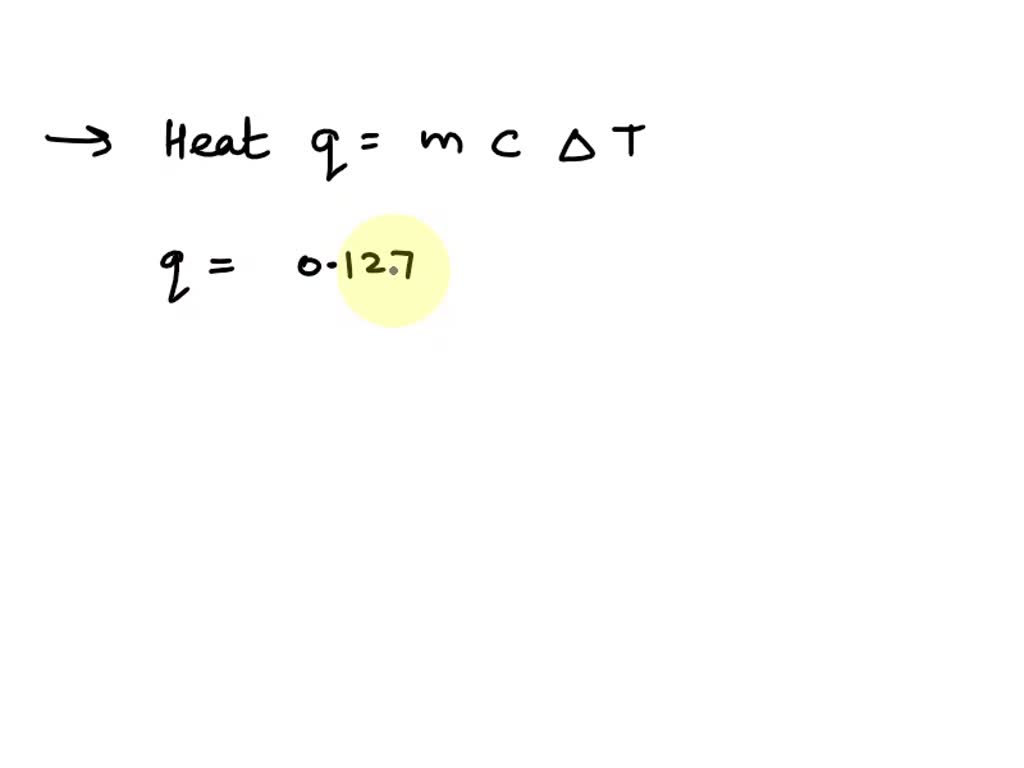 SOLVED In a calorimetry experiment, 0.1277 g of Mg ribbon was added to