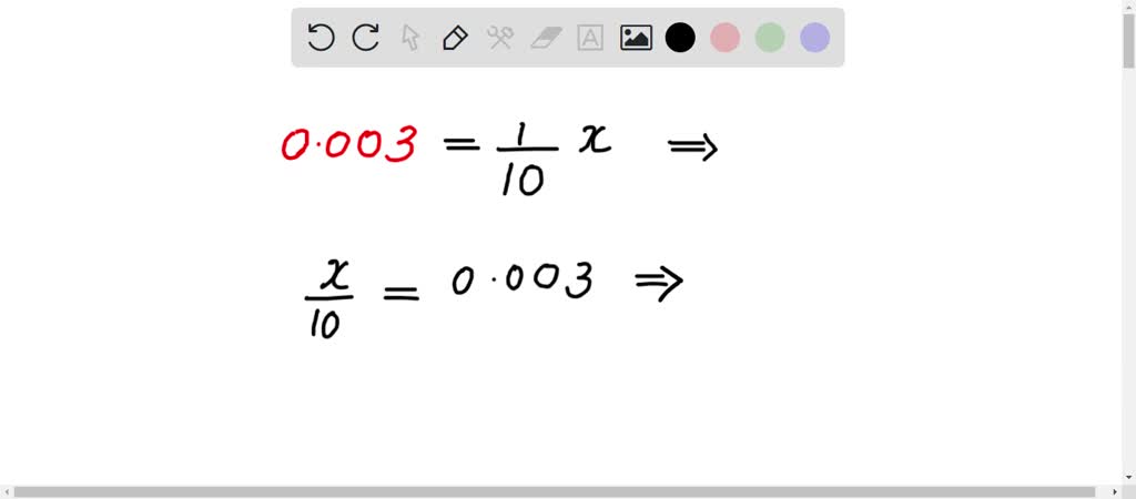 SOLVED: The number 0.003 is 1/10 of which decimal?