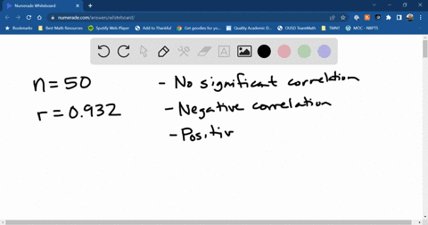 lo16-the-linear-correlation-coefficient-for-a-sample-of-bivariate-data-of-size-n-50-is-found-to-be-r-0932-which-of-the-following-conclusions-can-be-drawn-there-is-no-significant-correlation-83225