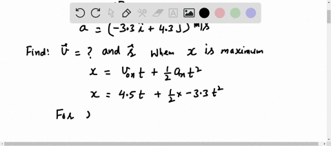a-particle-starts-from-the-origin-at-t-0-with-an-initial-velocity-of-45-ms-along-the-positive-x-axis-if-the-acceleration-is-33-i-43-j-ms2-determine-athe-velocity-and-bposition-of-the-particl-69587