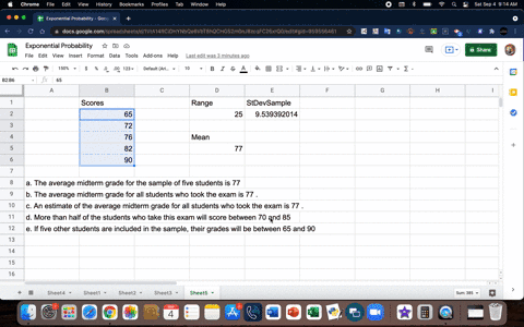 a-sample-of-midterm-grades-for-five-students-showed-the-following-results-72658290-76-which-of-the-following-statements-are-correct-and-which-should-be-challenged-as-being-too-generalized-a-the-averag