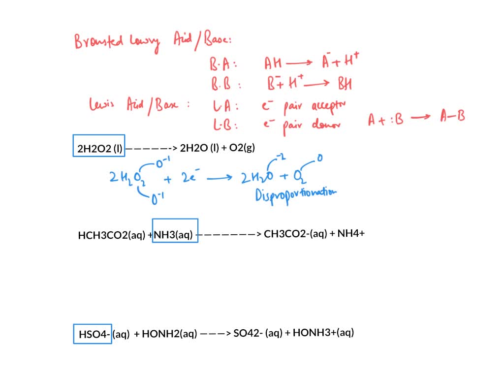 SOLVED:ACIDS AND BASES Identifying Lewis Acids And Bases In Reactilons ...