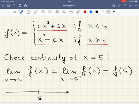 for-what-value-of-the-constant-c-is-the-function-f-continuous-on-fx-cx2-2x-if-x-5-x3-cx-if-x-5-11281
