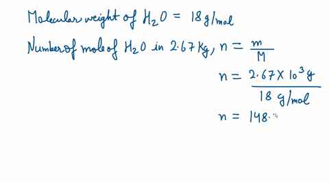 what-is-the-total-charge-of-all-the-electrons-in-267-kg-of-h2o-30659