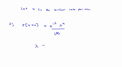 customers-arrive-at-a-busy-checkout-counter-at-an-average-rate-of-3-per-minute-if-the-distribution-of-arrivals-is-poisson-find-the-probability-that-in-any-given-minute-there-will-be-2-or-few-91164