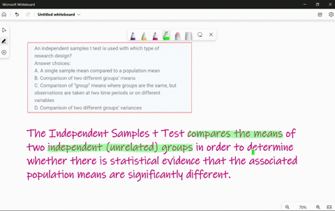 an-independent-samples-t-test-is-used-with-which-type-of-research-design-answer-choices-a-a-single-sample-mean-compared-to-a-population-mean-b-comparison-of-two-different-groups-means-c-comp-32788