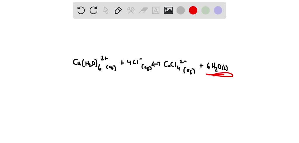 SOLVED: Explain the equilibrium shift that occurs when water is added ...