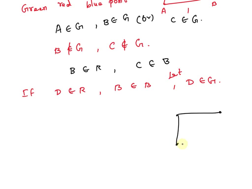 SOLVED: Color The Plane In 3 Colors, Say Red, Blue And Green. Show That ...