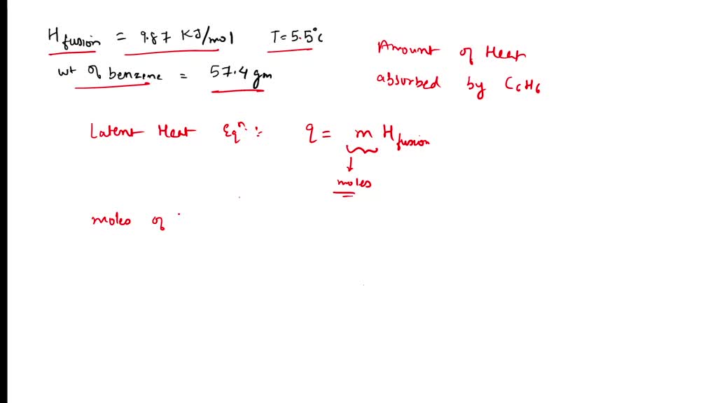 SOLVED Calculate the number of joules required to melt 57.4g of