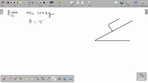a-100-kg-box-is-placed-on-ramp-as-one-end-of-the-ramp-is-raised-the-box-begins-to-move-downward-just-as-the-angle-of-inclination-reaches-159-what-is-the-coefficient-of-static-friction-betwee-13894