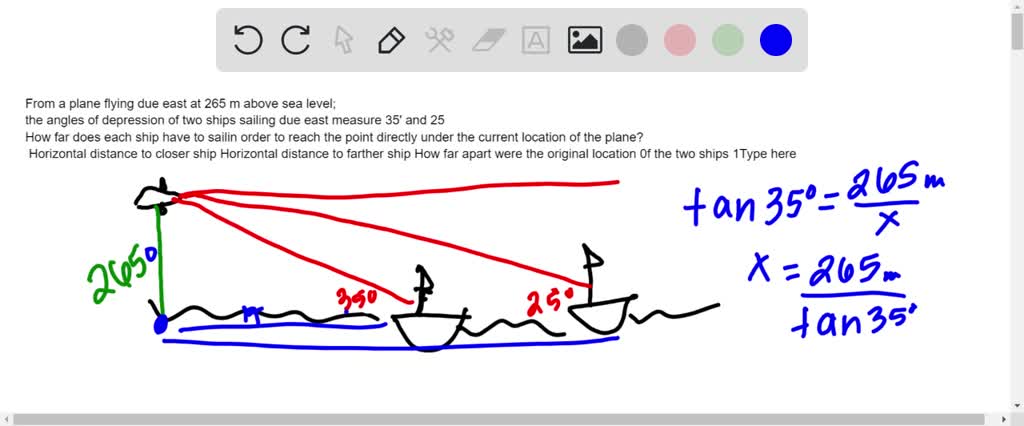 SOLVED NADE REPORT NYK Angles of Elevation and Depression From a