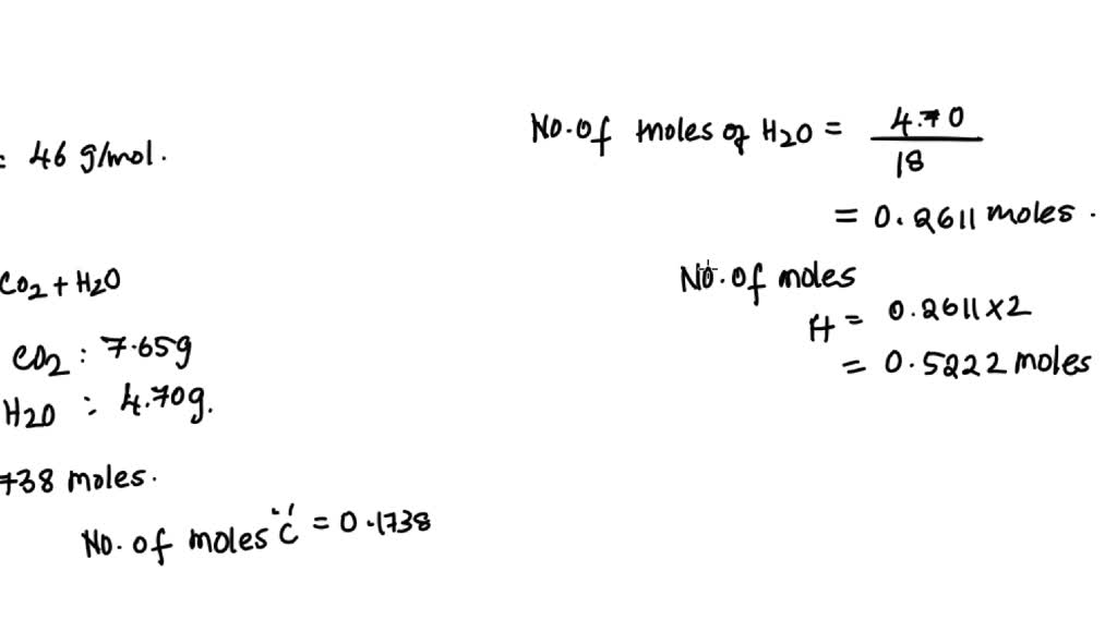 SOLVED: 4.50 g of a certain compound x, known to be made of carbon ...