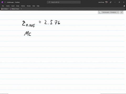 a-simple-random-sample-of-size-n-is-drawn-the-sample-mean-x-is-found-to-be-195-and-the-sample-standard-deviation-is-found-to-be-41-click-the-icon-to-view-the-table-of-areas-under-the-t-distr-05037