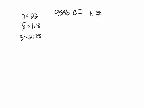 5a-sample-of-size-22-was-taken-in-an-experiment-on-tensile-adhesion-the-mean-load-at-specimen-failure-for-this-sample-was-11-megapascal-and-standard-deviation-was-278-megapascales-if-the-pop-36255