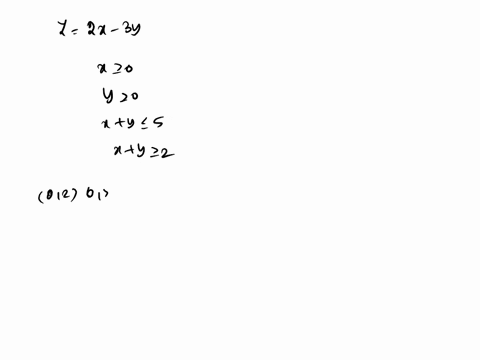 solve-the-given-linear-programming-problem_-maximize-z-2x3y-subject-to-x20y20xys5xyz2-what-is-the-solution-the-maximum-value-of-z-is-z-and-it-occurs-at-the-point-xy-type-exact-answers-type-i-62007