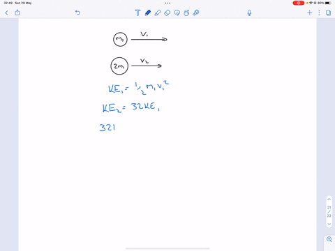 an-object-of-mass-m1-moving-along-a-horizontal-path-with-a-speed-v1-has-a-kinctic-cncrgy-ke-if-a-second-object-of-mass-mz-2m1-moving-along-the-same-path-with-speed-vz-and-has-a-kinetie-energ-99824