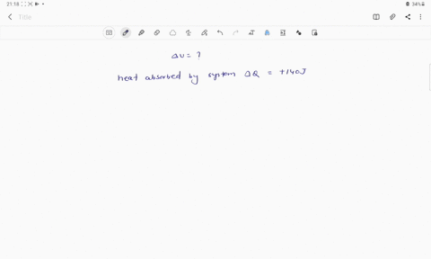 calculate-the-change-in-the-internal-energy-of-the-system-for-a-process-in-which-the-system-absorbs-140-j-of-heat-from-the-surroundings-and-does-85-j-of-work-on-the-surroundings-30849