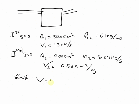 two-gaseous-streams-containing-the-same-fluid-enter-a-mixing-chamber-and-leave-as-a-single-streamfor-the-first-gas-the-entrance-conditions-are-a500cmv130msp160kgmfo-the-second-gas-the-entran-02338