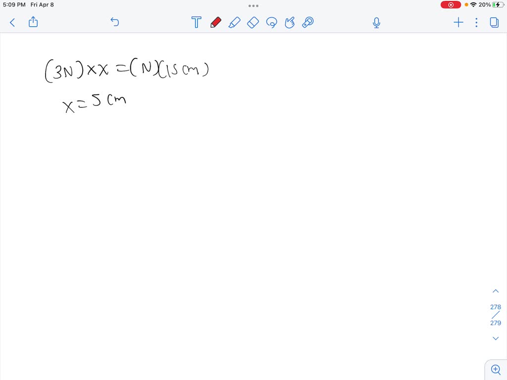 SOLVED 'A 300 g walking stick is placed on a pivot and balanced by a 100 g mass, as shown